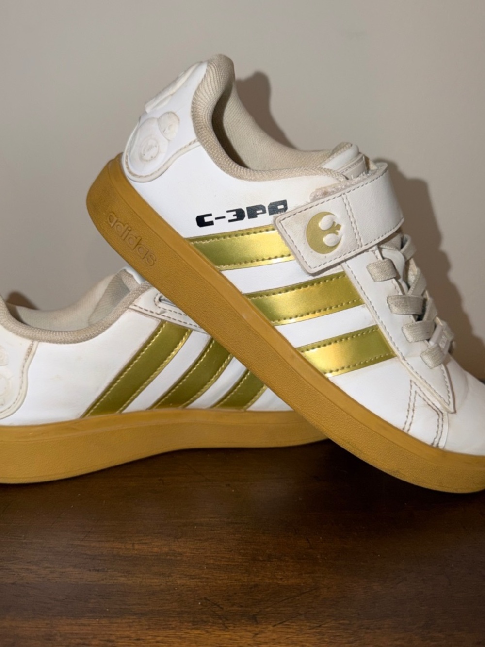 Adidas Star Wars Droids Grand Court 2.0 EL Kids Shoes Size 3 Nice!